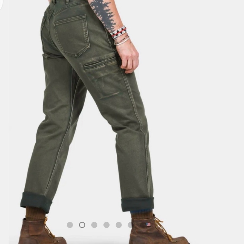 Dovetail women’s Shop Pant 6 / 30 Olive Green work pants. new